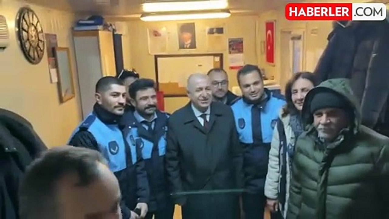 Ümit Özdağ ile zabıtalar arasında dikkat çeken diyalog