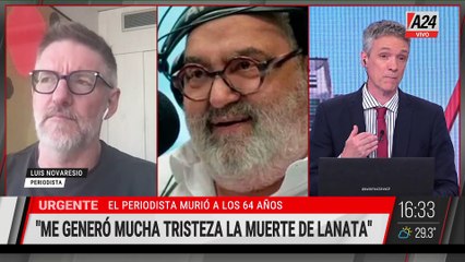 ⚫ MURIÓ JORGE LANATA: SALE ELBA MARCOVECCHIO DEL HOSPITAL