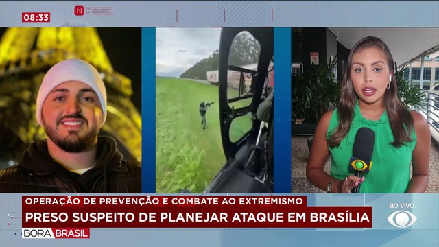 Suspeito preso em Brasília fazia posts nas redes sociais sobre possível atentado