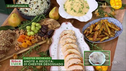 Chester recheado é a opção DELICIOSA para a ceia de ANO NOVO | Band Receitaso