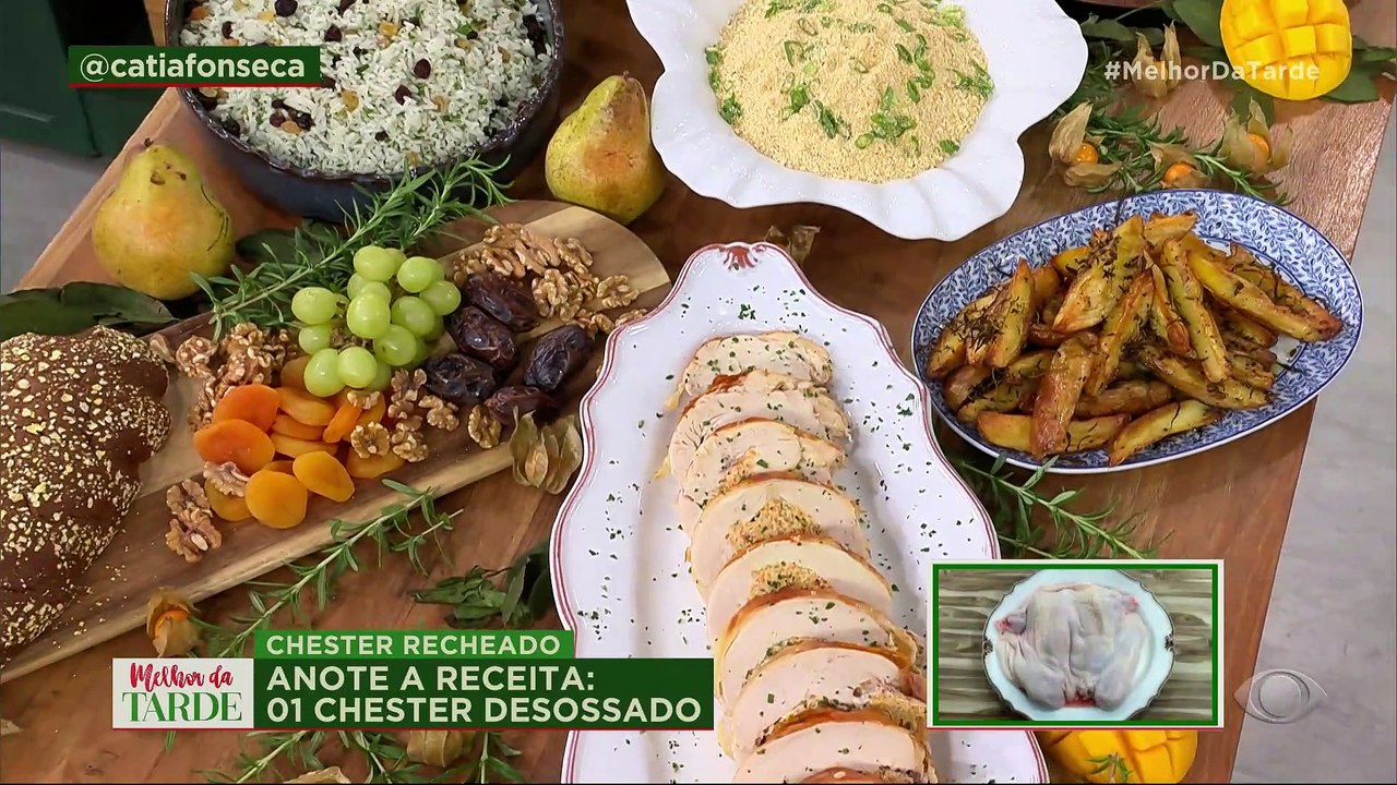 Chester recheado é a opção DELICIOSA para a ceia de ANO NOVO | Band Receitaso