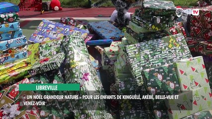 [#Reportage] Libreville : « Un Noël grandeur nature » pour les enfants de kinguélé, akébé, belle vue et venez