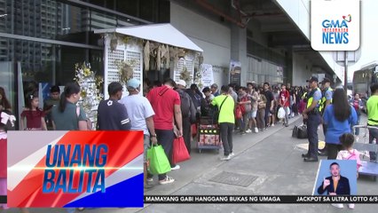Mga pasahero, dagsa sa NAIA at PITX | Unang Balita