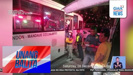 Babae, patay matapos saksakin ng kaniya umanong asawa sa jeep | Unang Balita