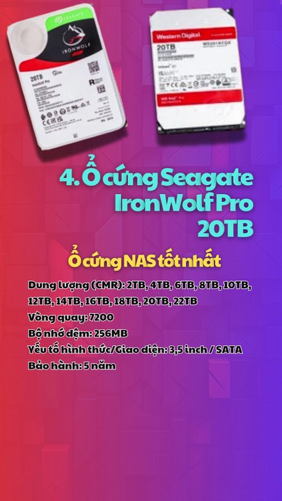 💯Tổng hợp ổ cứng HDD dành cho PC, Máy trạm và Doanh nghiệp #hdd #ổcứng #PC #máytrạm #doanhnghiệp