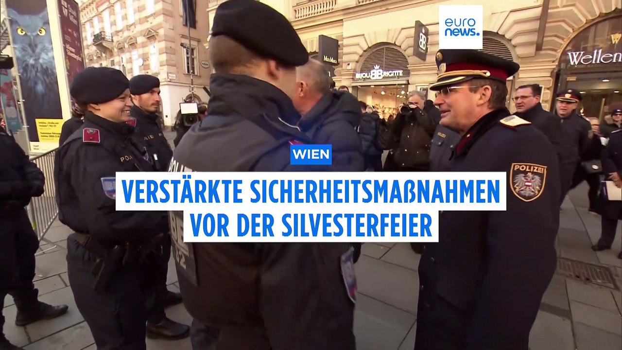 Verstärkte Sicherheitsmaßnahmen vor der Wiener Silvesterfeier