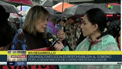 En Ecuador organizaciones sociales rechazan el accionar de las Fuerzas Armadas