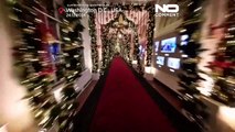 NO COMMENT:  La Casa Blanca con sus mil adornos navideños, a vista de dron
