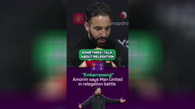 Amorim embarrassed to be Man United boss