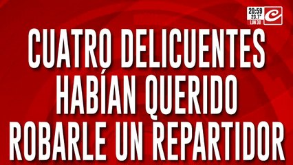 Policía mató a un ladrón que quiso robarle a un delivery