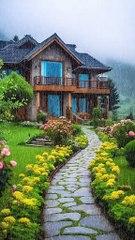 Misty Gardens, and Soothing rain.