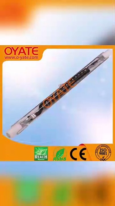 660mm 1000w infrared carbon fiber heating lamp quartz heating elements Ir lamps for drying