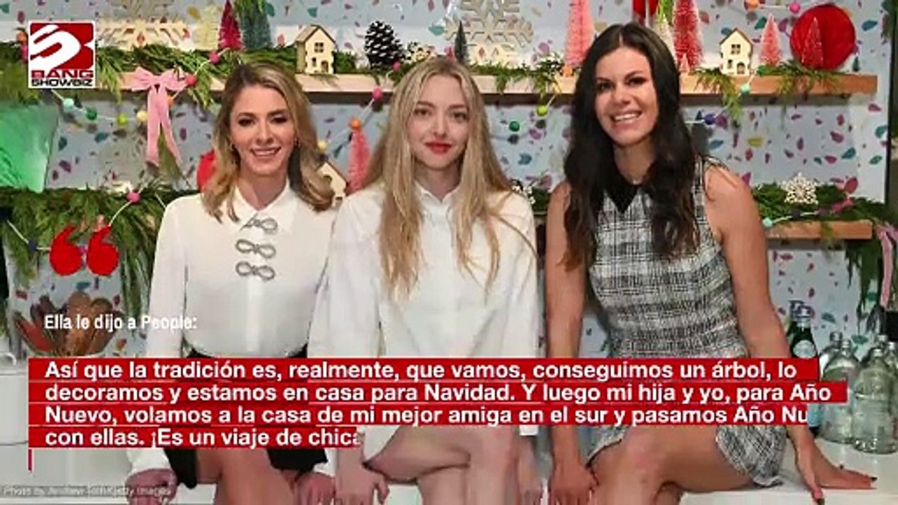 Amanda Seyfried odia viajar en Navidad