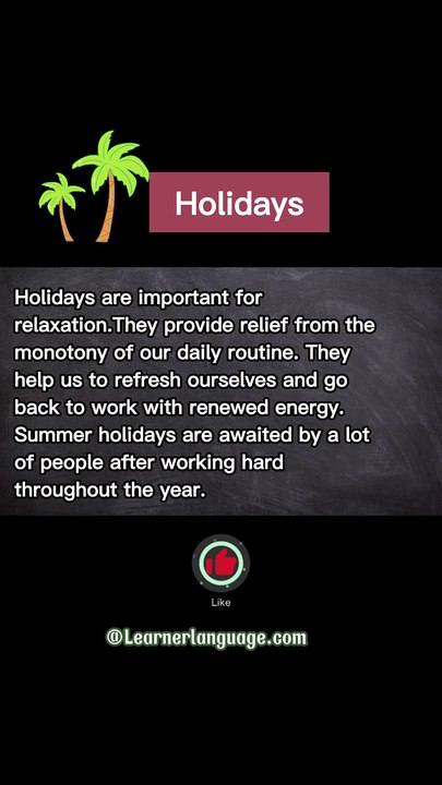 Holidays