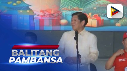PBBM, pinangunahan ang pamamahagi ng regalo sa mga benepisyaryo ng DSWD