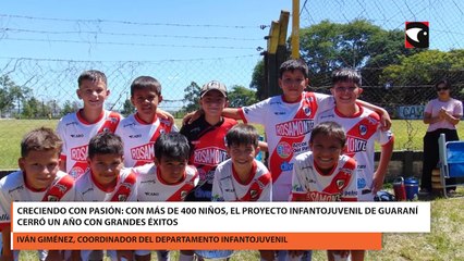 Creciendo con pasión con más de 400 niños, el proyecto infantojuvenil de Guaraní cerró un año con grandes éxitos