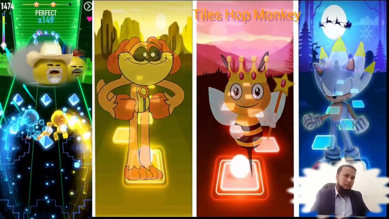 Annoying Orange  Huggy Wugggy  Queen Bee  Hyper Sonic. 🎶 Who Is Best？