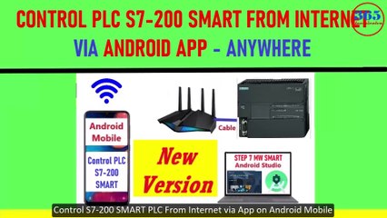 0204 - Control S7 200 SMART PLC from internet with Android App mobile - anywhere
