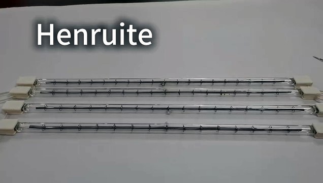 645mm 240v 2500w Clear Halogen Quartz IR Heat Lamp halogen heating lamp for blow moulding machine