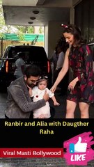 Rabir and Alia with Daugther Raha