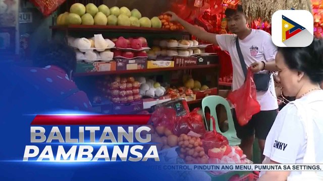 Presyo ng mga bilog na prutas sa ilang palengke sa Binondo, nagtaas