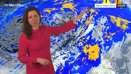 Met Office Tuesday Morning Weather Forecast 31/12/2024