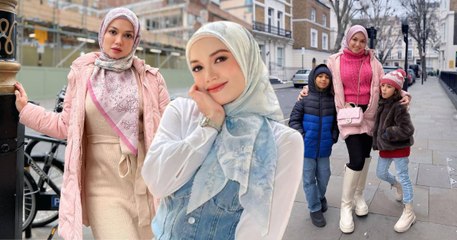 ‘OOTD Kota London’ Puteri Sarah Liyana Sempena Tahun Baru, So Gorgeous!