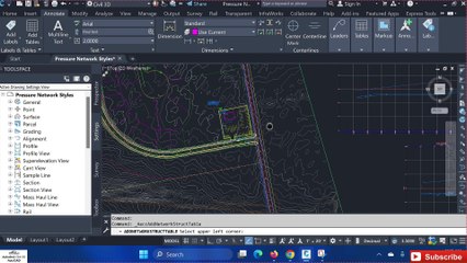 How to add tables in civil 3d #autocadcivil3d #civil3d #autocadd #Autodesk #civil3d