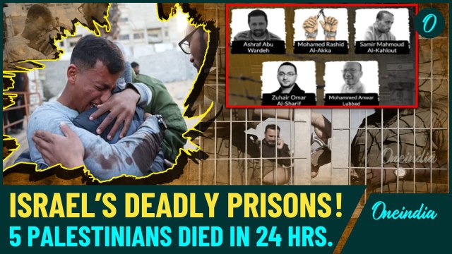 Shocking Death of 5 Palestinians in Israeli Prisons: Gaza Accuses Israel of Torture, Medical Neglect