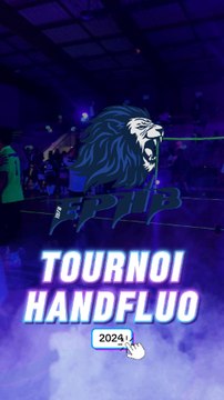Tournoi HandFluo de l’EPHB #Handball #Fluo #Tournoi #Hand