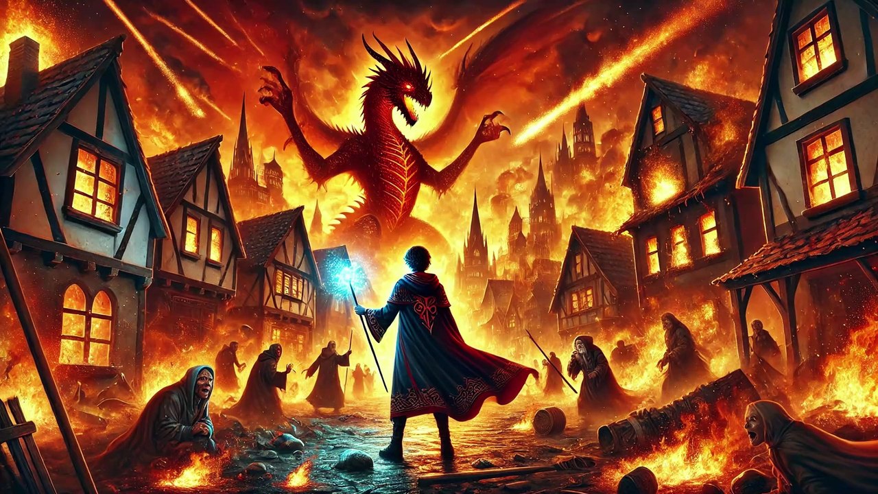 Rudra's Battle with the Fire Dragon