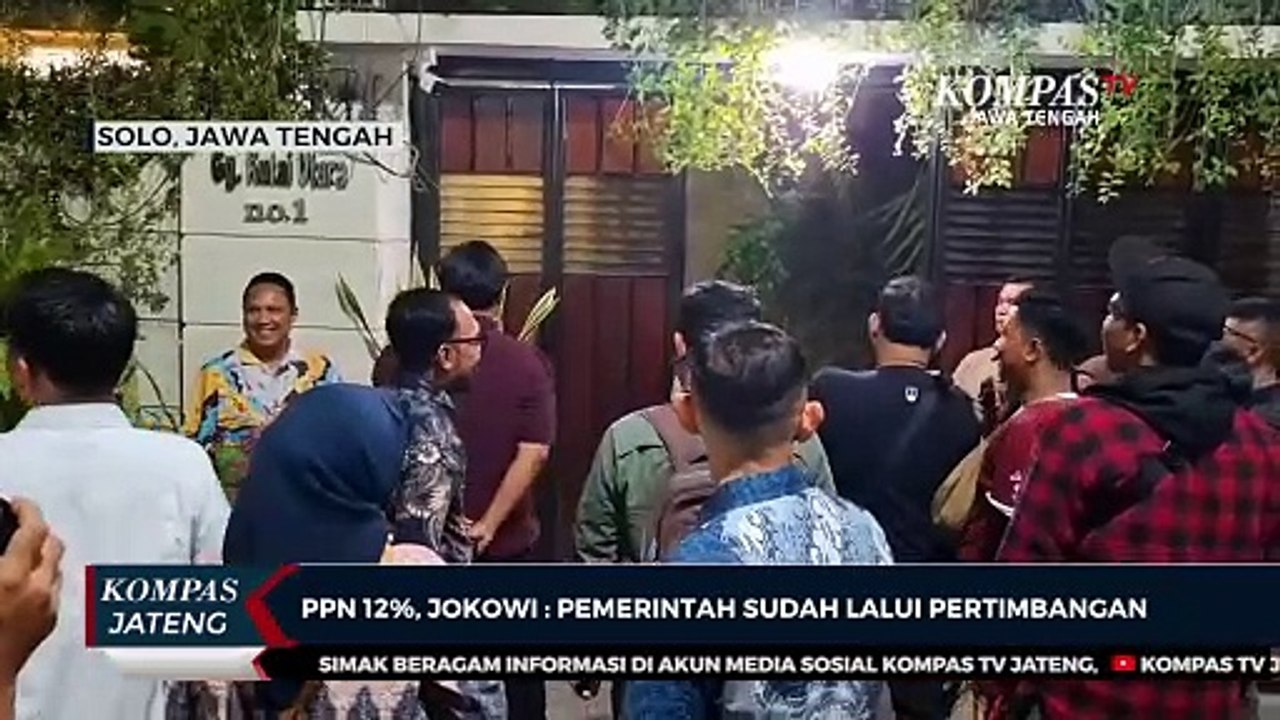 PPN 12%,  Jokowi: Pemerintah Sudah Lalui Pertimbangan
