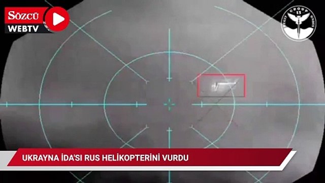 Ukrayna İDA'sı, Rus helikopterini vurdu