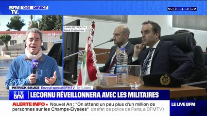 Liban: les ministres français des Armées et des Affaires étrangères réveillonneront avec les militaires français