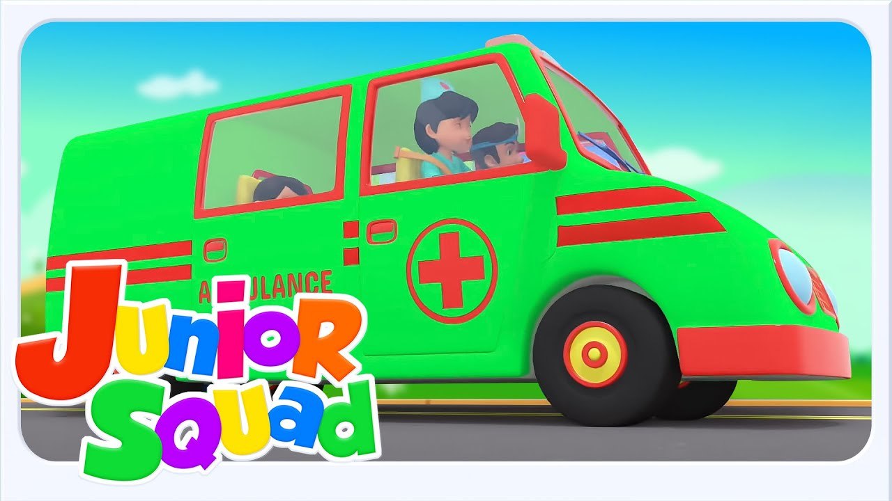 Roues Sur l'Ambulance + Plus Junior Squad Chansons et Rimes en Français