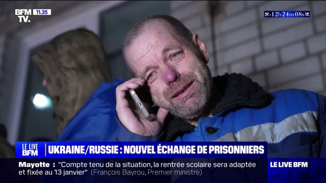 C'est le plus beau jour de ma vie : des scènes de joie observées après l'échange de prisonniers entre la Russie et l'Ukraine