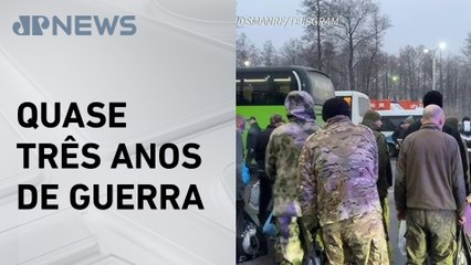 Rússia e Ucrânia fazem troca de 300 prisioneiros