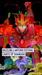 Dazzling lantern festival illuminates night sky
