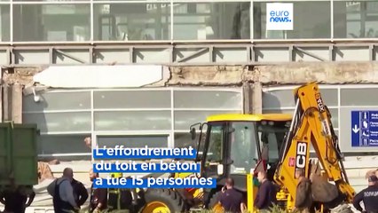 Serbie : 13 personnes inculpées pour l'effondrement meurtrier du toit de la gare de Novi Sad