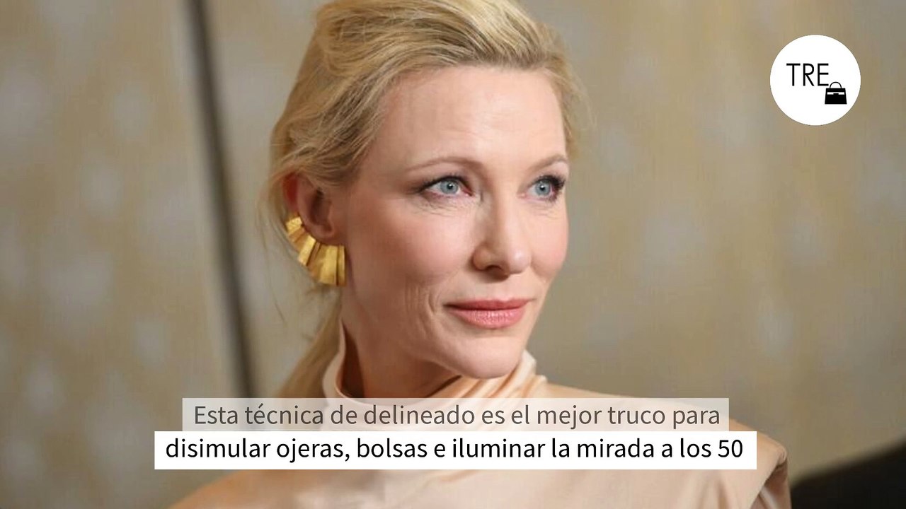 Esta técnica de delineado es el mejor truco para disimular ojeras, bolsas e iluminar la mirada a los 50