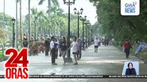 Ilang gustong mag-relax ngayong holiday break, namasyal sa Luneta | 24 Oras