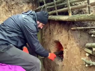 Man Builds Spiked Shelter to Escape Wild Boars