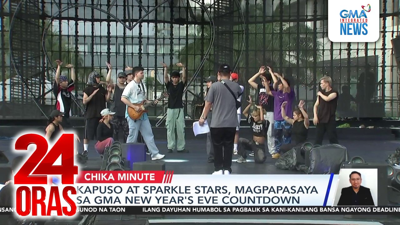 Kapuso at Sparkle Stars, magpapasaya sa GMA New Year's Eve Countdown | 24 Oras