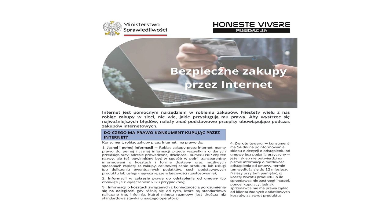 Poradnik w sprawie dokonywania bezpiecznych zakupów w internecie