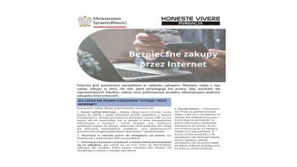 Poradnik w sprawie dokonywania bezpiecznych zakupów w internecie