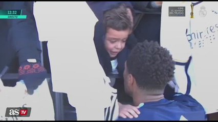 Bellingham wins everyone's heart with this epic moment with a child in Valdebebas