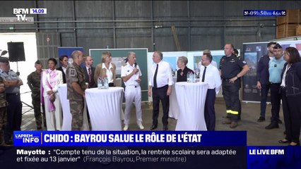 Mayotte: François Bayrou salue le rôle de l'État dans cette crise