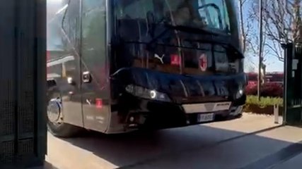 Milan, la squadra lascia Milanello per dirigersi a Riad