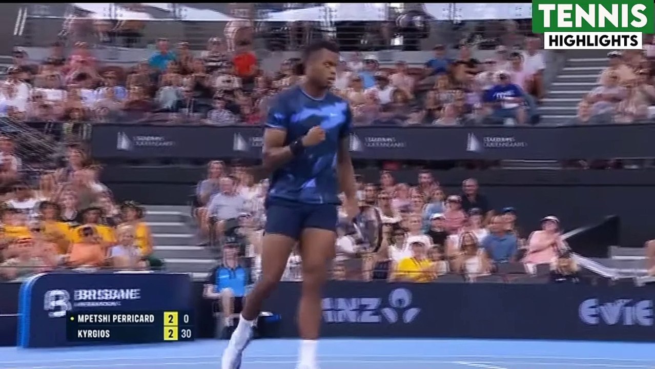 Kyrgios vs Giovanni Mpetshi Perricard Highlights Brisbane 2025