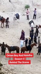 Orhan bey and Holofira behind the seen❤️🥀